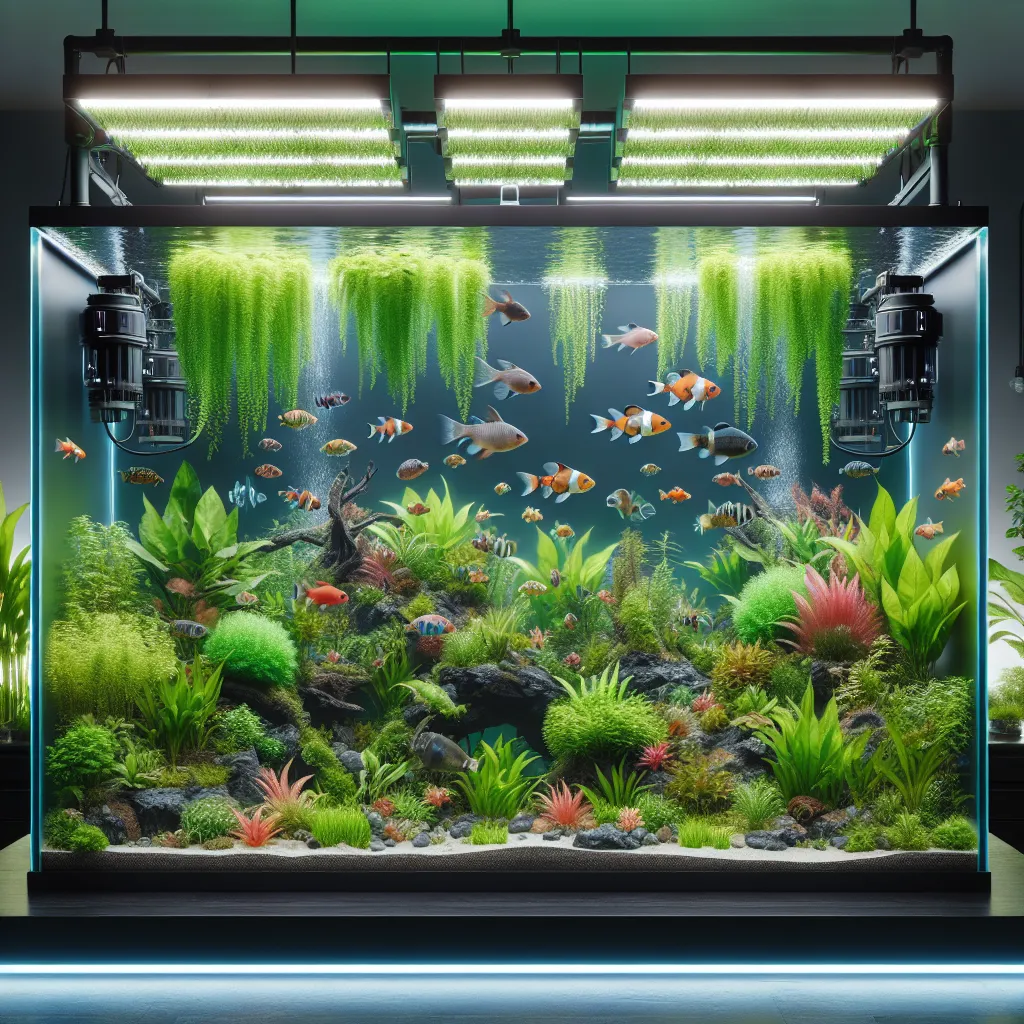 Sprzęt i warunki idealne do hodowli ozdobnych rybek w akwarium