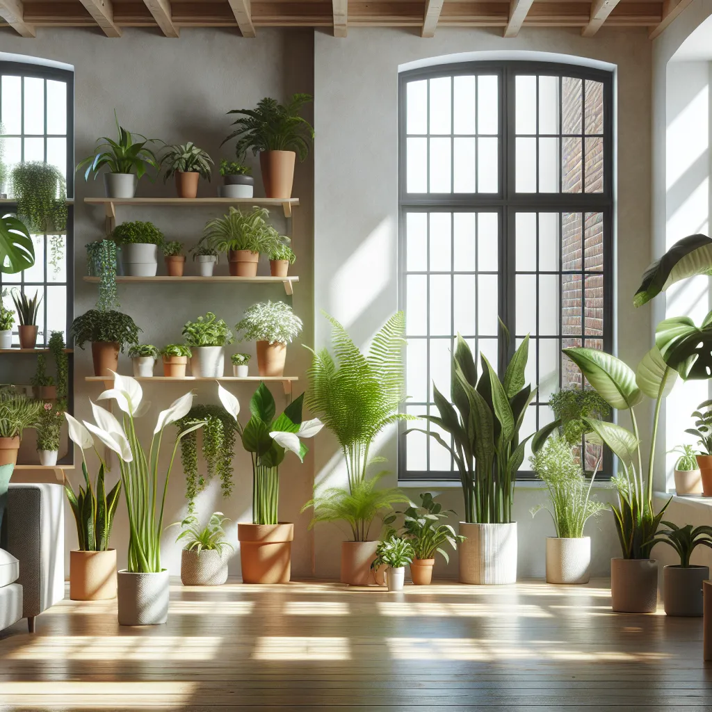 Top 10 roślin doniczkowych oczyszczających powietrze
